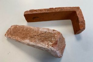 Pieza de esquina Patina Stone red
